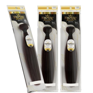 image:imageSensationnel Empire BundlesStraight3 pack 10 inch 613 BLONDEDARKRED