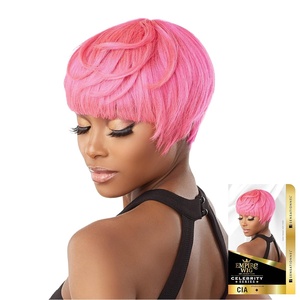 image:imageSensationnel Empire Human Hair WigCia Celebrity 1 JETBLACKRED