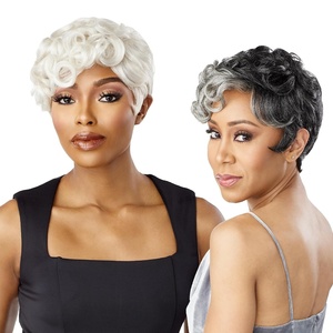 image:imageSensationnel Empire Human Hair WigSalt And Pepper Flora 350 COPPERRED613 BLONDE