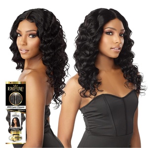 image:imageSensationnel Empire Humanhair Lace ClosureOcean Wave 12 Inch1 JETBLACK1B OFFBLACK